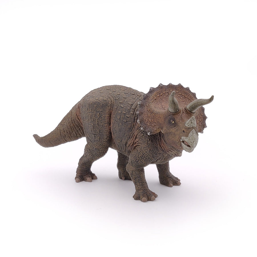 Tricératops Papo en PVC, Collection Dinosaures, jouet éducatif idéal pour enfants et collectionneurs