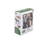 Mini PLUS Ferme (Tube, 12 pcs) Papo en PVC, Collection MINI PAPO, jouet éducatif idéal pour enfants