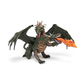 Figurine Dragon deux têtes Papo en PVC, Collection Fantastique, jouet éducatif idéal pour enfants et collectionneurs