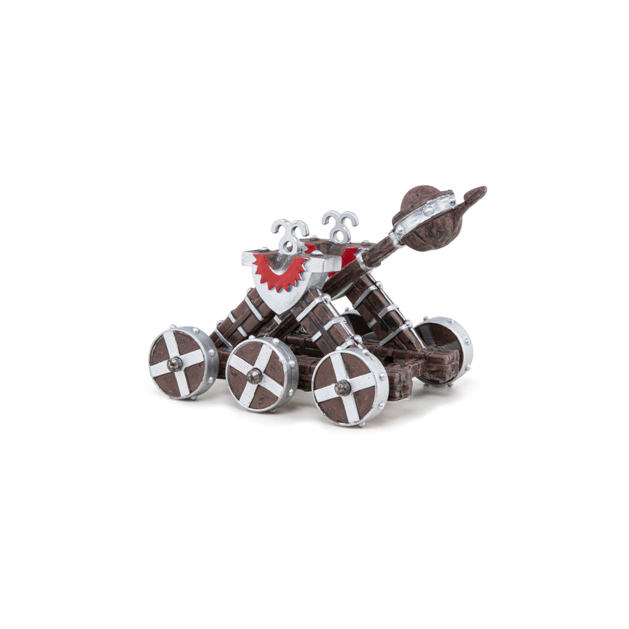 Catapulte rouge Papo en PVC, Collection Médiéval, jouet éducatif idéal pour enfants et collectionneurs