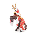 Cheval du Maître des armes cimier cerf Papo en PVC, Collection Médiéval, jouet éducatif idéal pour enfants et collectionneurs