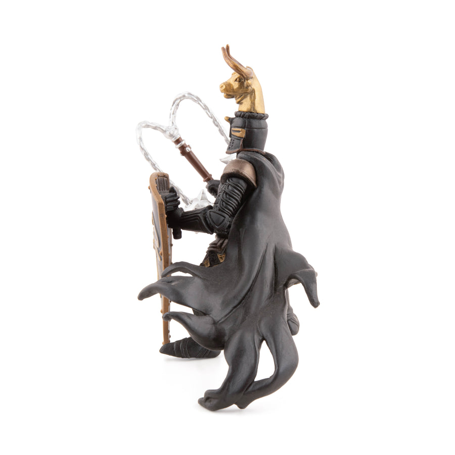 Maître des armes cimier taureau Papo en PVC, Collection Médiéval, jouet éducatif idéal pour enfants et collectionneurs