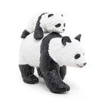 Panda et son bébé Papo en PVC, Collection Animaux sauvages, jouet éducatif idéal pour enfants et collectionneurs