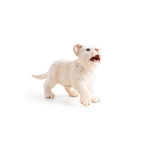 Figurine Lionceau blanc Papo en PVC, thème félins, Collection Animaux sauvages, jouet éducatif idéal pour enfants et collectionneurs