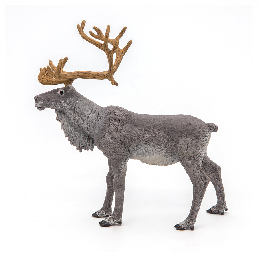 Figurine Renne Papo en PVC, thème forêt, Collection Animaux sauvages, jouet éducatif idéal pour enfants et collectionneurs