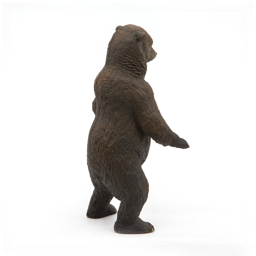 Figurine Grizzly Papo en PVC, thème forêt, Collection Animaux sauvages, jouet éducatif idéal pour enfants et collectionneurs