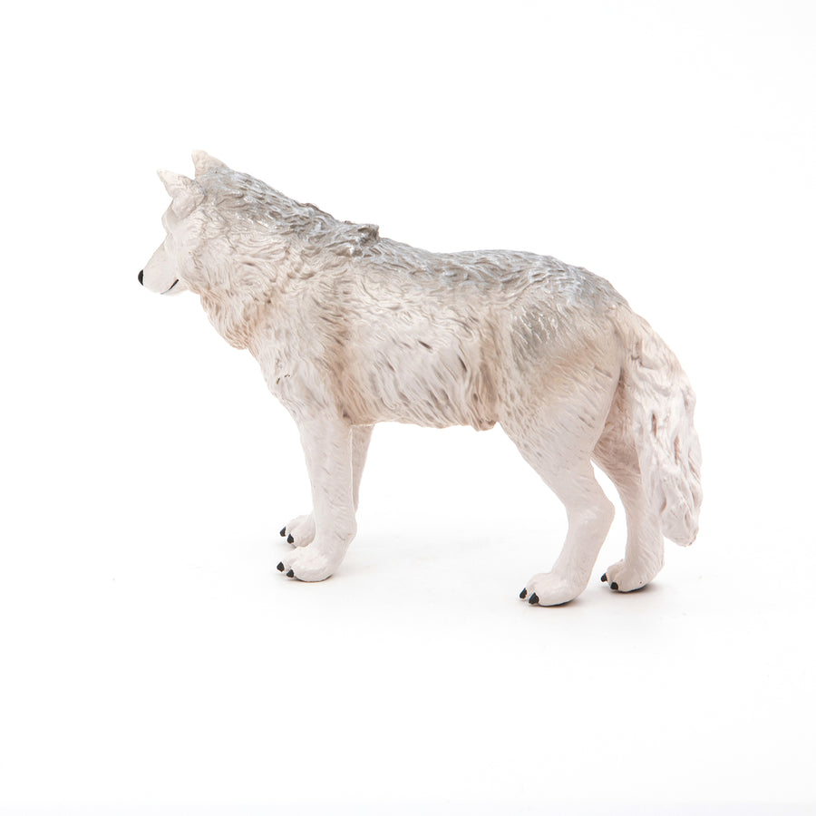 Figurine Loup polaire Papo en PVC, Collection Animaux sauvages, jouet éducatif idéal pour enfants et collectionneurs
