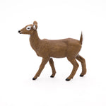 Figurine Biche de Virginie Papo en PVC, thème forêt, Collection Animaux sauvages, jouet éducatif idéal pour enfants et collectionneurs