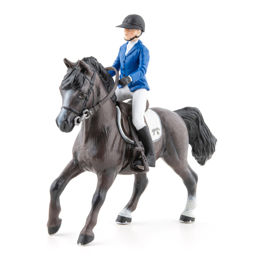 Figurine Eden et Qimbaya Papo en PVC, Collection chevaux, jouet éducatif idéal pour enfants et collectionneurs