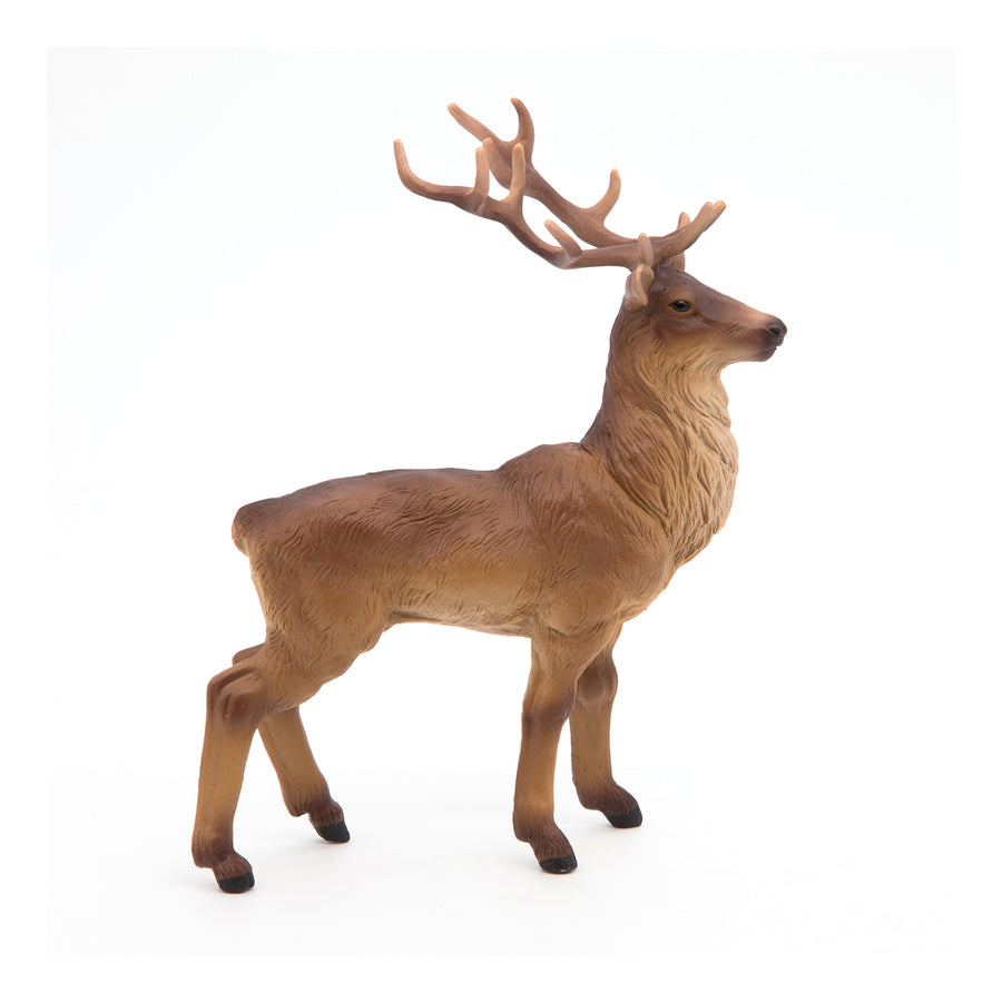 Figurine Cerf Papo en PVC, thème forêt, Collection Animaux sauvages, jouet éducatif idéal pour enfants et collectionneurs